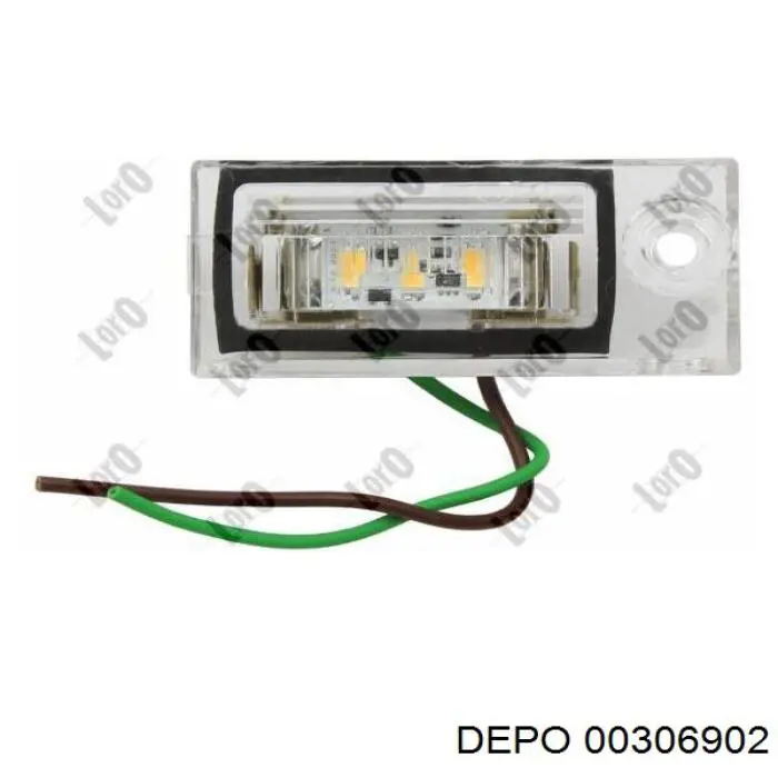 Фонарь подсветки заднего номера Depo/Loro/Abakus 00306902 цена, от 17.11 USD