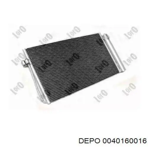 Радиатор кондиционера 0040160016 Depo/Loro/Abakus