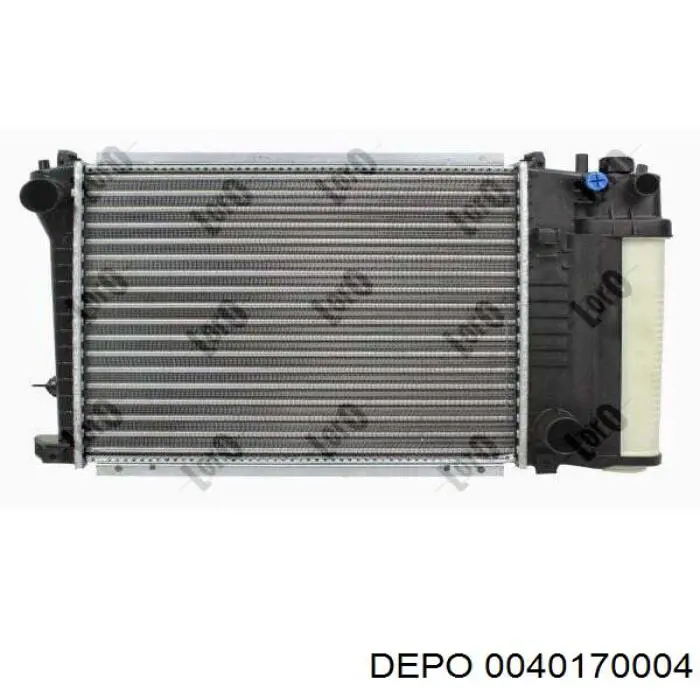 Радиатор охлаждения двигателя Depo/Loro/Abakus 0040170004 цена, от 75.80 USD