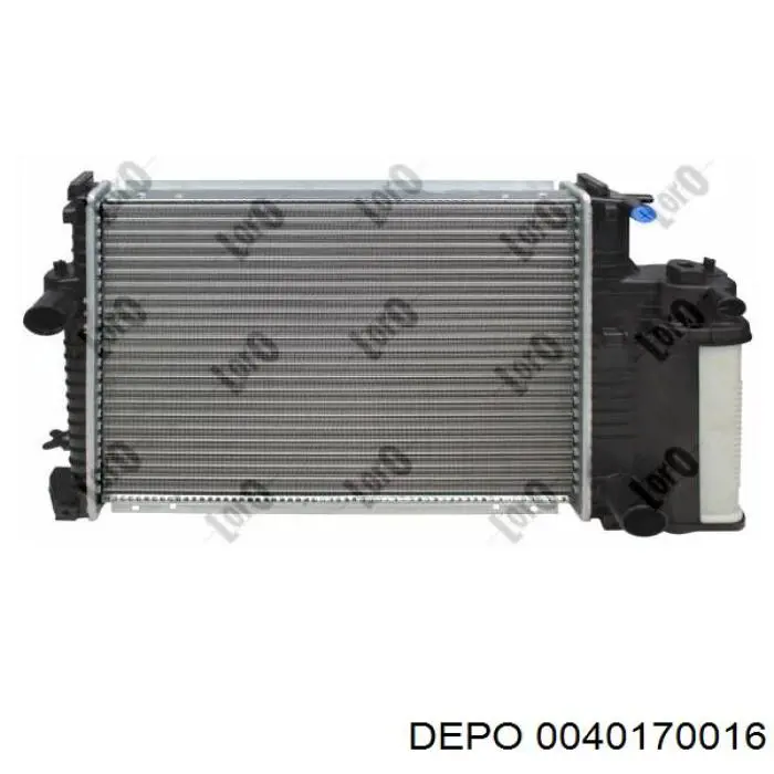 Радиатор охлаждения двигателя на BMW 3 E36