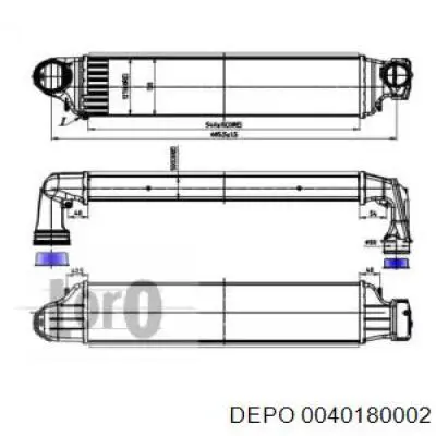 Интеркулер 0040180002 Depo/Loro