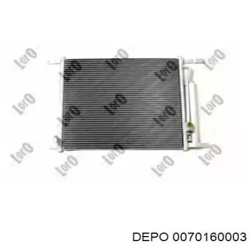 007-016-0003 Depo/Loro радиатор кондиционера