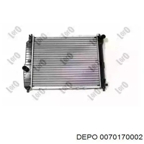 Радиатор охлаждения двигателя Depo/Loro/Abakus 0070170002 цена, от 54.35 USD