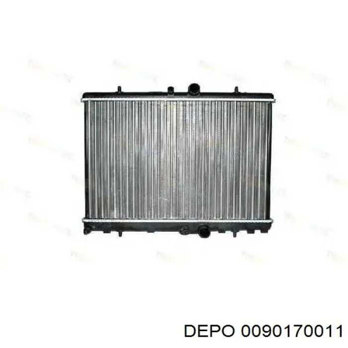 Radiador refrigeración del motor 0090170011 Depo/Loro