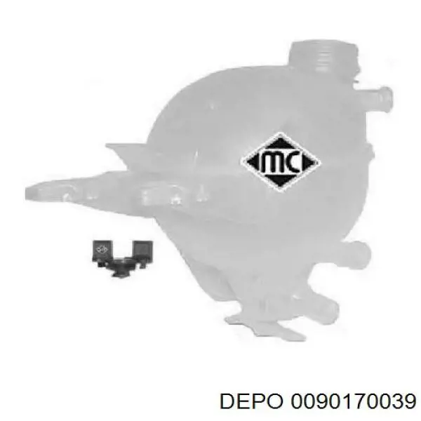 Купить 0090170039 Depo/Loro/Abakus Радиатор водяной