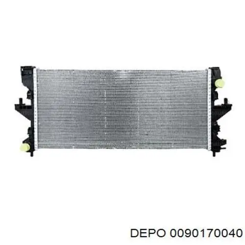 Купить 0090170040 Depo/Loro/Abakus Радиатор водяной