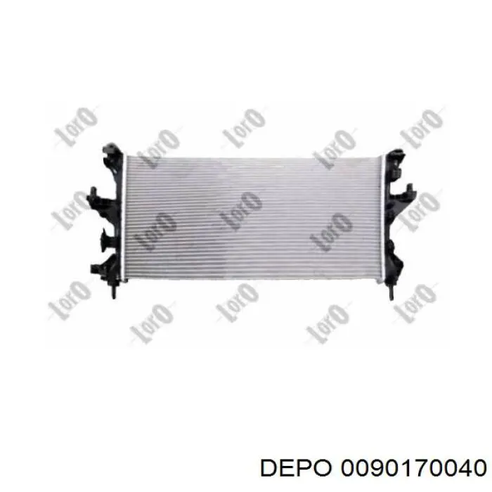 Радиатор 0090170040 Depo/Loro/Abakus