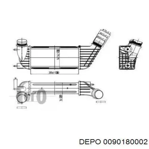 Интеркулер 0090180002 Depo/Loro