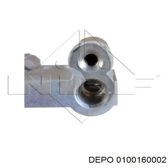 Радиатор кондиционера 0100160002 Depo/Loro/Abakus