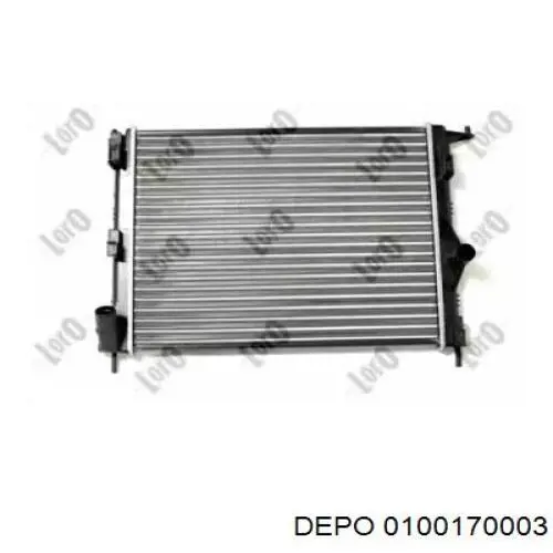 Радиатор 0100170003 Depo/Loro/Abakus