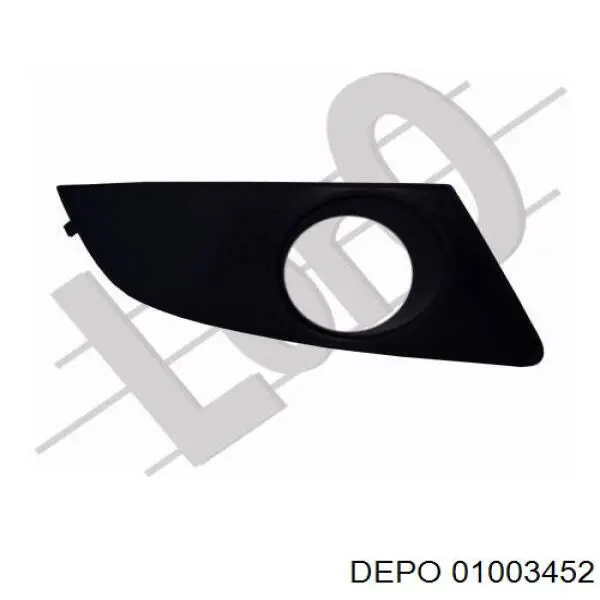 01003452 Depo/Loro заглушка (решетка противотуманных фар бампера переднего правая)