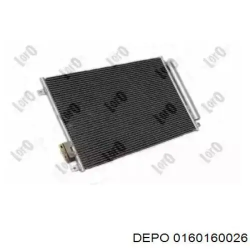 Радиатор кондиционера 0160160026 Depo/Loro/Abakus
