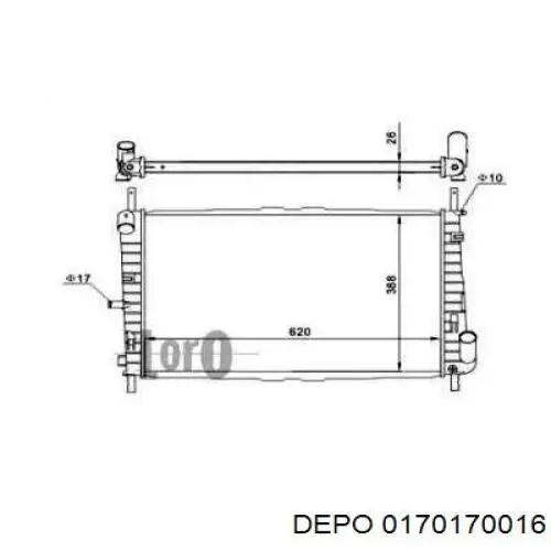 017-017-0016 Depo/Loro радиатор