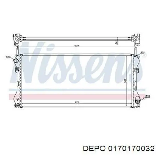 AC230032 Maxgear Радиатор основной