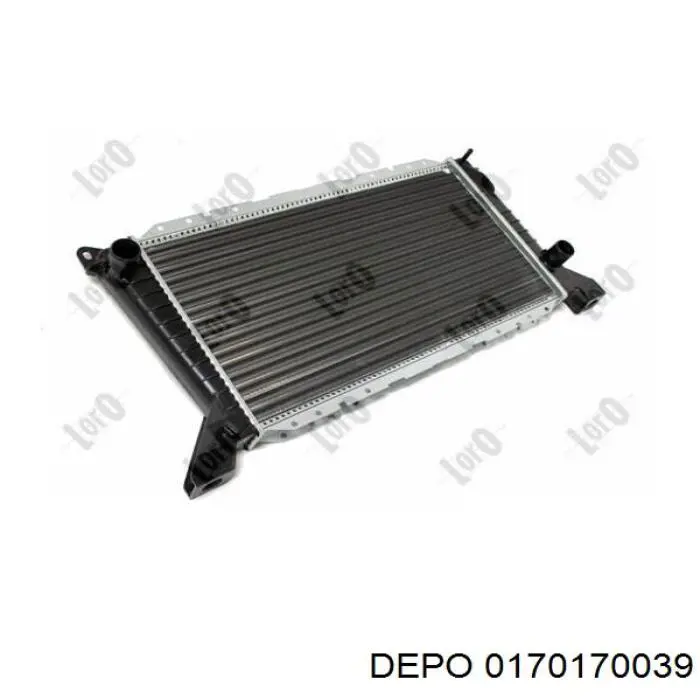 Купить 0170170039 Depo/Loro/Abakus Радиатор водяной
