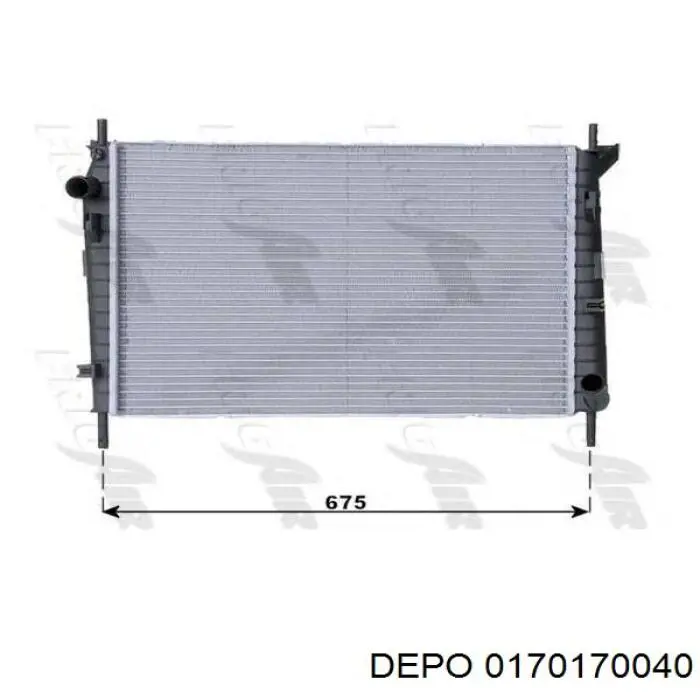 017-017-0040 Depo/Loro радиатор