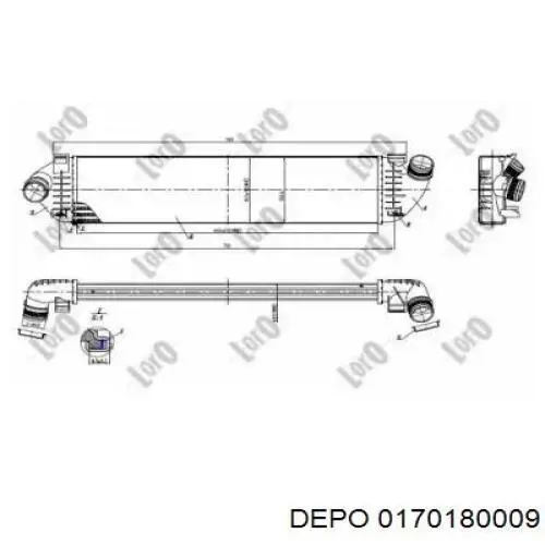 Интеркулер 0170180009 Depo/Loro