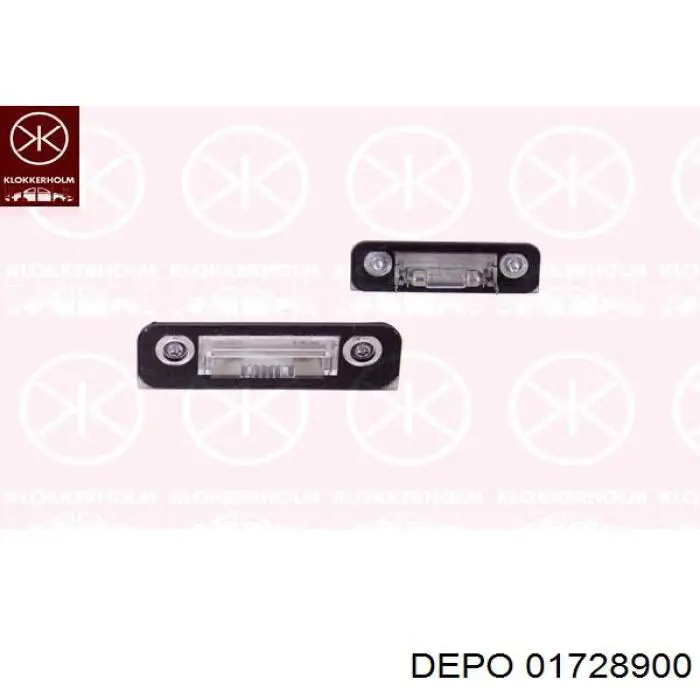 017-28-900 Depo/Loro фонарь подсветки заднего номерного знака