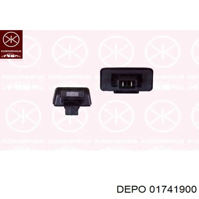 017-41-900 Depo/Loro фонарь подсветки заднего номерного знака