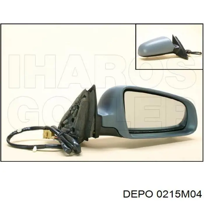 Наружное зеркало правое Audi A4 B6 седан (8E2) (2000 - 2005) цена, от 28.28 USD