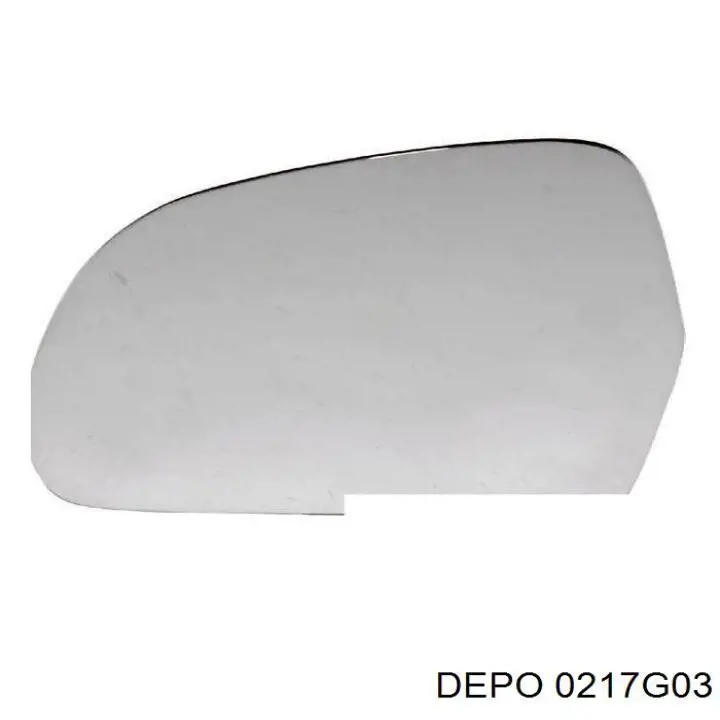 0217G03 Depo/Loro/Abakus Зеркальный элемент левого зеркала заднего вида