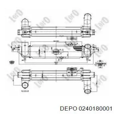 Интеркулер 0240180001 Depo/Loro