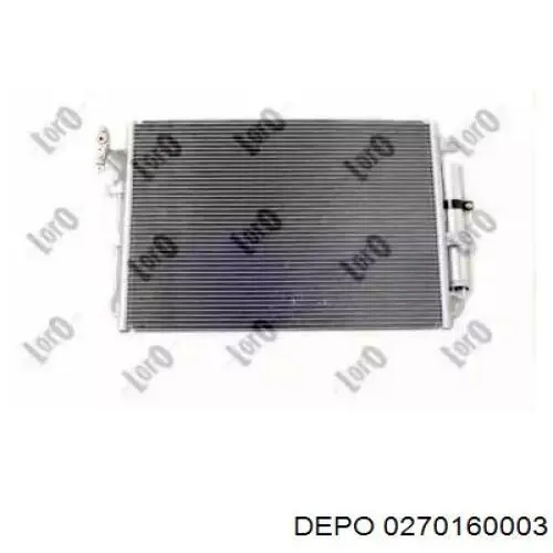 Радиатор кондиционера 0270160003 Depo/Loro/Abakus