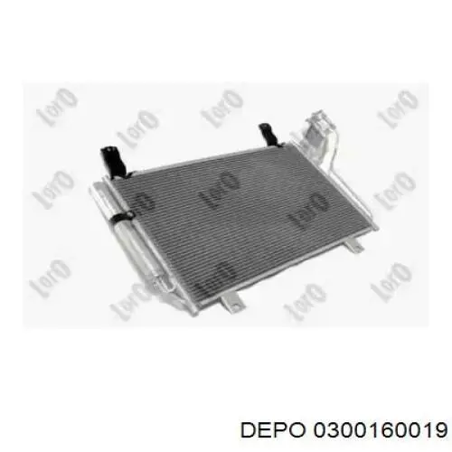Радиатор кондиционера 0300160019 Depo/Loro/Abakus