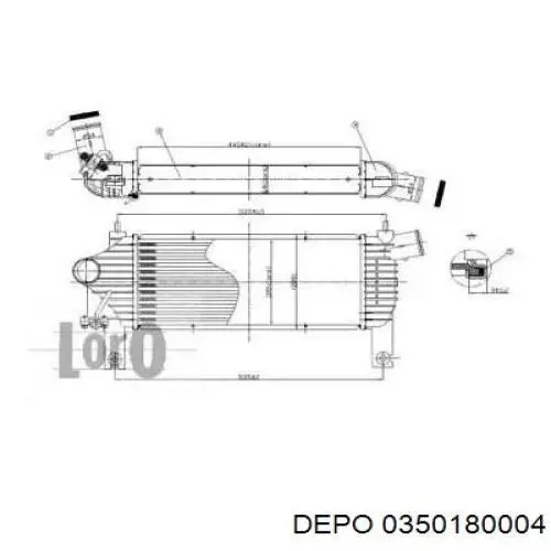 Интеркулер 0350180004 Depo/Loro