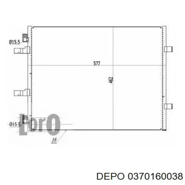 0370160038 Depo/Loro/Abakus Конденсатор