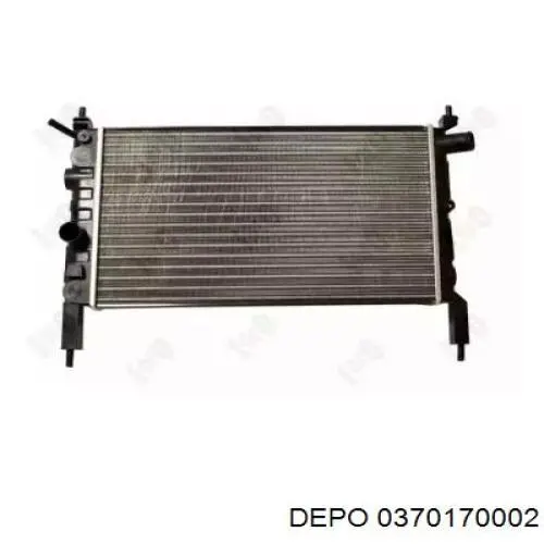 Радиатор охлаждения двигателя Depo/Loro/Abakus 0370170002 цена, от 47.37 USD