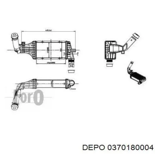 Интеркулер 0370180004 Depo/Loro