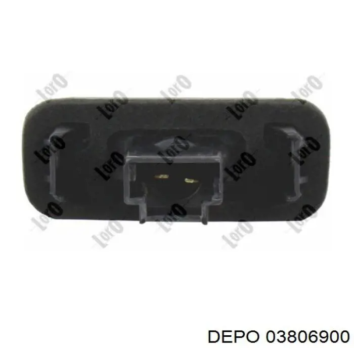 Фонарь подсветки номерного знака 03806900 Depo/Loro/Abakus