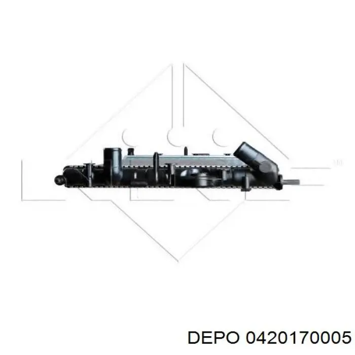 Радиатор 0420170005 Depo/Loro/Abakus