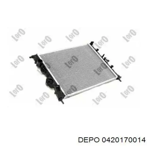 Радиатор охлаждения двигателя Depo/Loro/Abakus 0420170014 цена, от 38.50 USD