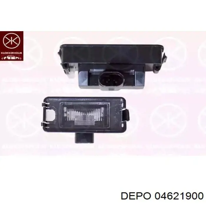 Купить 04621900LED Depo/Loro/Abakus Фонарь подсветки номерного знака