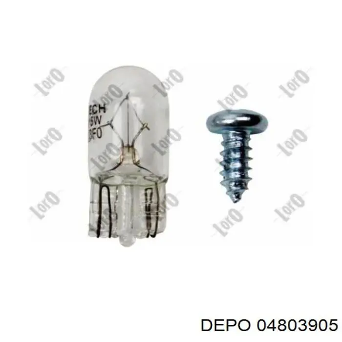 Фонарь подсветки заднего номера Depo/Loro/Abakus 04803905 цена, от 6.49 USD