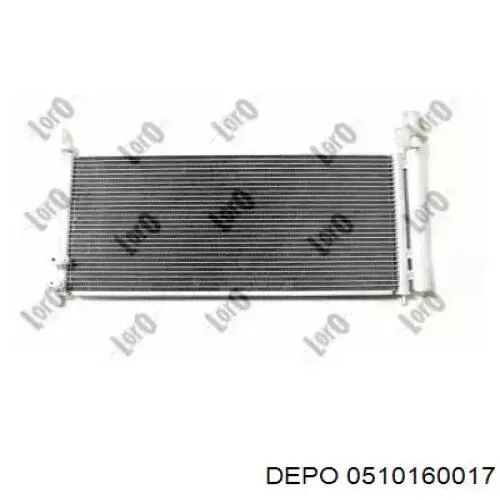0510160017 Depo/Loro радиатор кондиционера
