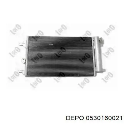 053-016-0021 Depo/Loro радиатор кондиционера