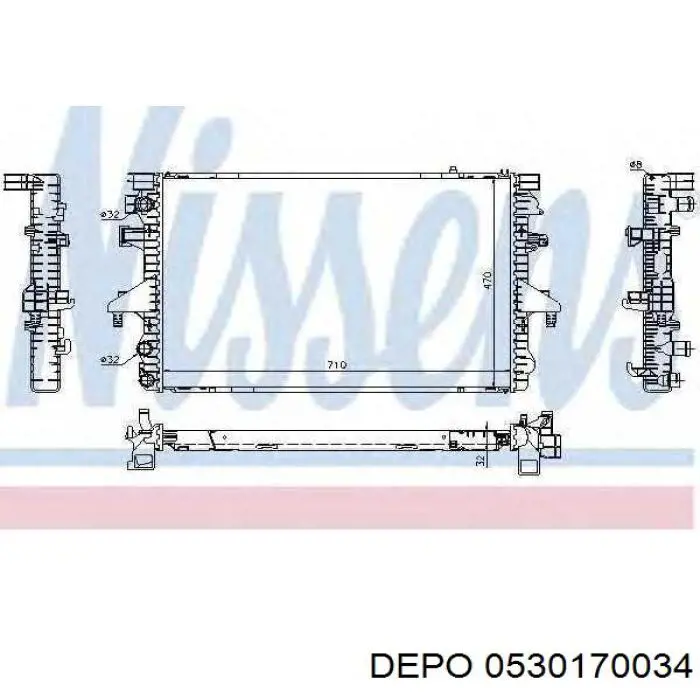 053-017-0034 Depo/Loro радиатор