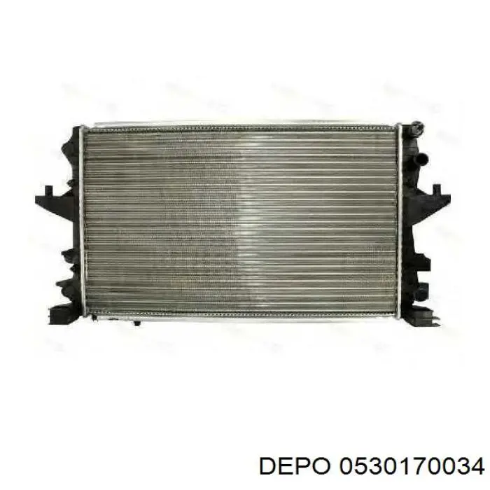 Купить 0530170034 Depo/Loro/Abakus Радиатор водяной