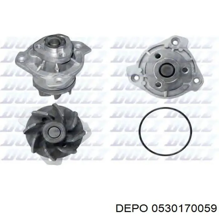 Купить 0530170059 Depo/Loro/Abakus Радиатор водяной