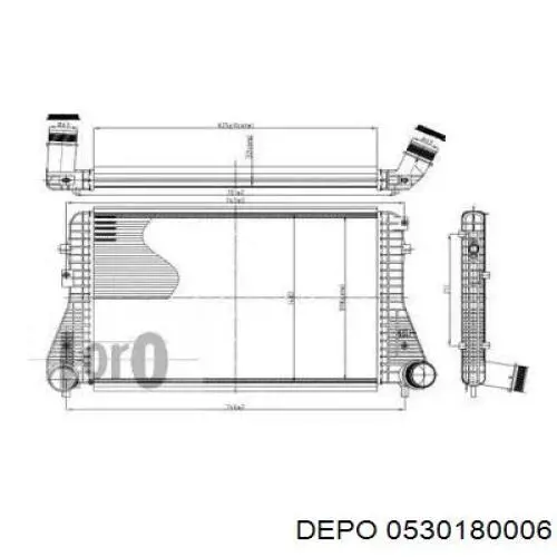 Интеркулер 0530180006 Depo/Loro