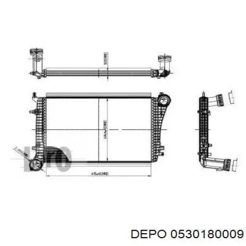 Интеркулер 0530180009 Depo/Loro