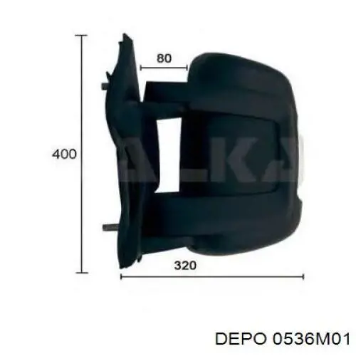 Зеркало заднего вида, левое FPS FP2606M05 цена, от 74.53 USD
