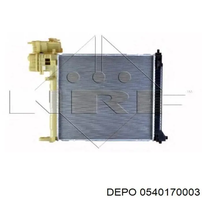Радиатор 0540170003 Depo/Loro/Abakus