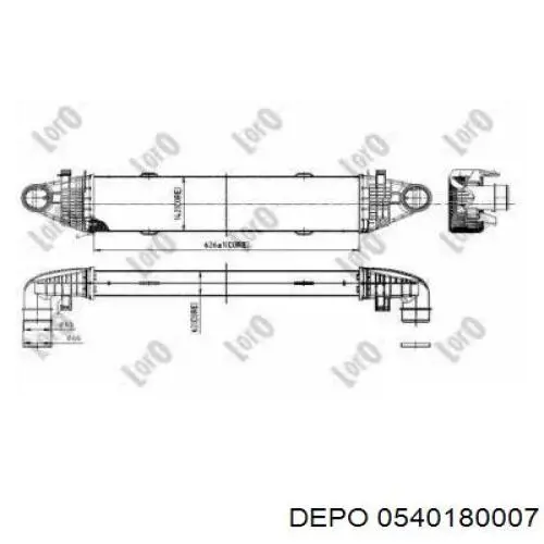 Интеркулер 818617 VALEO