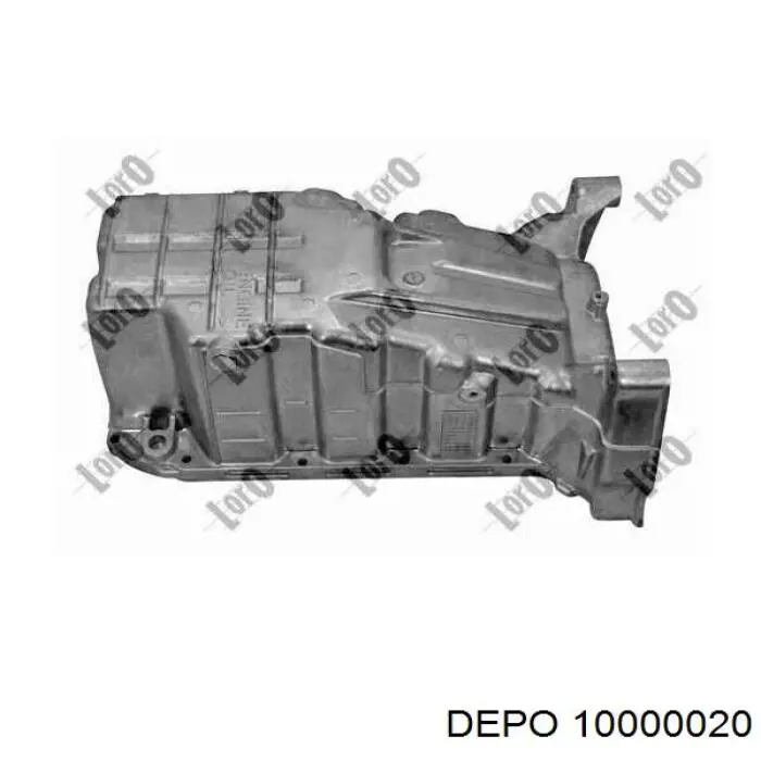 100-00-020 Depo/Loro поддон масляный картера двигателя