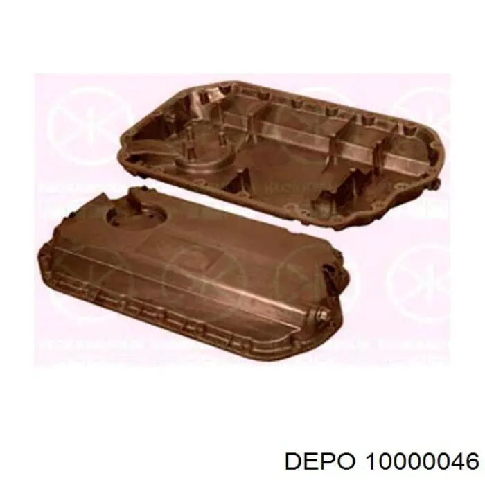 10000046 Depo/Loro поддон масляный картера двигателя