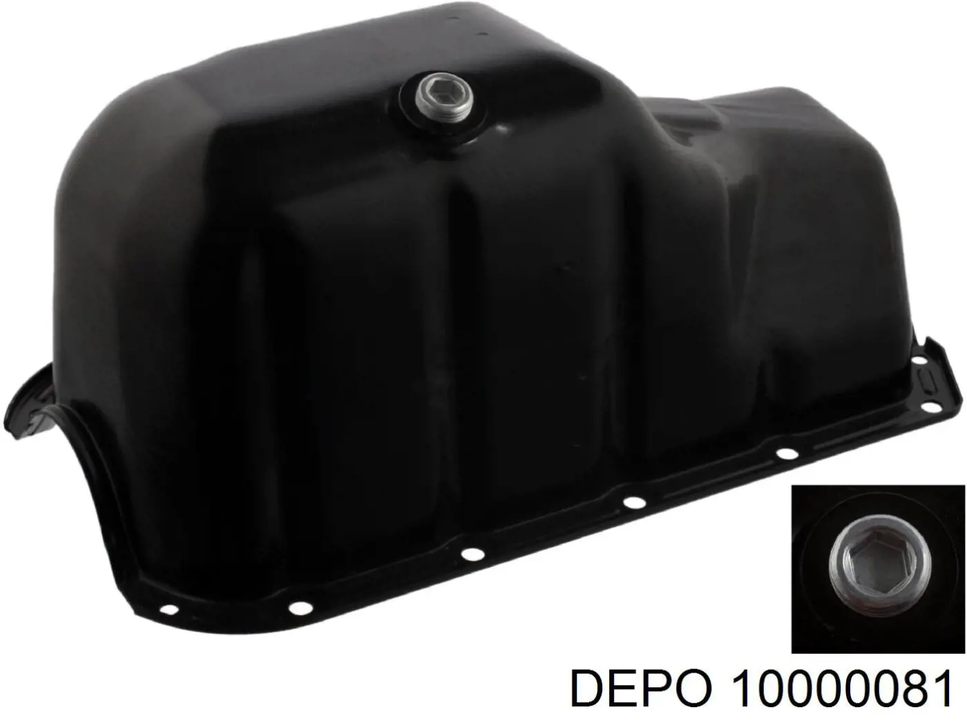 10000081 Depo/Loro поддон масляный картера двигателя
